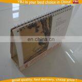 custom good quality art paper table calendar/desk calendar/2017 customized table calendar ,calendar 2017 wholesale