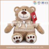 Dong Guan lovely brown plush teddy bear toy