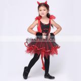 Fctory direct sale halloween style evil cosplay costume for girls