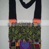 Future College Girls Crossbody Stone Wash Hippie Hobo Bag Cotton thumbnail-2