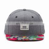 Cool Flat Brim Unstructured 6 Panel Hat Fitted Snapbacks thumbnail-2