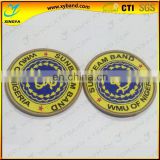 round shape woven Bank name badges