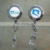 Hot Sale Metal Pull Reel Badge Holder for ID Card