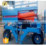 7LSJY Shandong SevenLift Tire Platform Towable Stepladder Lift for Sale thumbnail-4