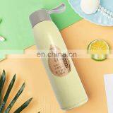 350ml Oem Cheap Plastic Wheat Straw Sport Water Cup Bottles With Handle thumbnail-6