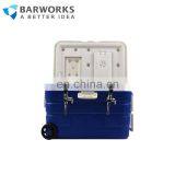 40L Draft Keg Twin Stainless Coils Jockey Box Double Faucet Draft Beer Cooler thumbnail-2