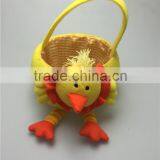 Chick Basket Kids Easter Felt Basket thumbnail-1