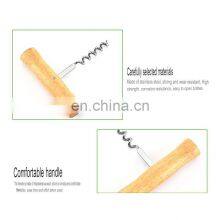 Corkscrew Customized Custom Printed Mini Portable Stainless Steel Wooden High Quality Wine Bottle Opener thumbnail-3