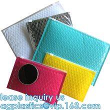 Slider Padded Grip Seal Black Matt Bags, Air Bubble Bag With Slider Zipper, Anti Static Slider Seal, Metallic Glossy Bag thumbnail-4