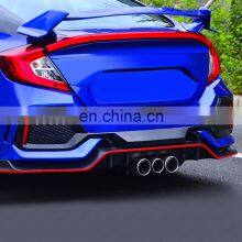 Rear Bumper For Honda Civic Type-R 2016-2020 Car Body Kit China Factory thumbnail-4