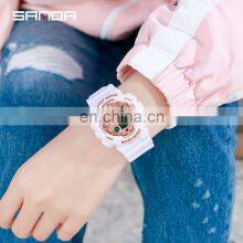 SANDA 1061 Men Digital Watch Swimming 50m Waterproof Timing Week Display Alarm Clock Simple Watch thumbnail-2