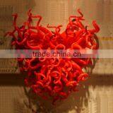 Red Decorative Wall Mounted Chandelier thumbnail-1
