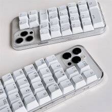 Spoof Creative Personality Keyboard Man For I Phone 11 Pro Max 12/13/14 Mobile Phone Case 7/8 Silicone Aesthetic Packaging Box thumbnail-5