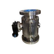 Hot Sale Inlet Industrial Carbon Steel Ball Valve Trunnion Mounted Ball Valve ANSI thumbnail-4