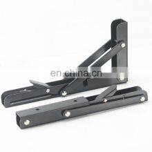 90 Degree Metal Wall Floating Adjustable Steel Shelf Bracket For Furniture thumbnail-5