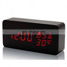 Wholesale Wood Customized Digital Alarm Clock thumbnail-2