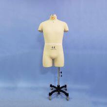 Professional Male 3/4 Body Dress Form w/ Removable Shoulders thumbnail-1