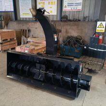 Professional China Loader Attachments Skid Steer Snow Blower Machine thumbnail-3