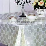 1PC Hot Selling Cheap 100% Polyester Solid Damask Table Cloth Quality Choice thumbnail-1