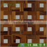 3d decorative wall panelold ship wood grain mosaic patterns