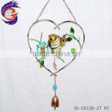 Beautiful Dragonfly Ornament Hanging Glow in the Dark Material Metal Bird Feeder Quality Choice thumbnail-6