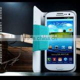 For 2012 New Arrival Smart Phone PU Leather Case for Galaxy S3 I9300