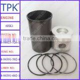 6HK1 Liner Set, Piston Set 8-98023-526-1, Ring Set 8-94391-502-4, Cylinder Sleeve 8-94391-602-1 thumbnail-1