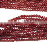 GarnetFaceted Roundlle Beads 3MM,3.5MM,4MM Approx thumbnail-1