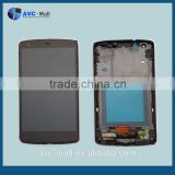 china supplier LCD display and touch assembly with frame for LG Nexus 5 D820/D821 balck