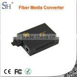 CE compliant dual fiber 10/100M single mode media converter fiber optic