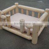 Outdoor Wooden Dog Bed thumbnail-3