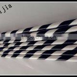 Eco-friendly plastic black drinking straw