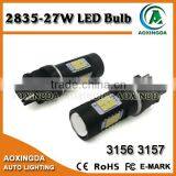 3157 Automotive High Power LED Turn Signal Light 2835 27w 800lm thumbnail-2