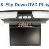15 Inch Digital Flip Down Monitor Dvd Player With fm Transmitter