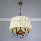 White Fabric Pendant Light for Wedding thumbnail-1