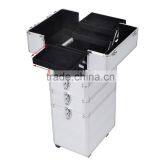 4 in 1 Makeup Nail Case Vanity Hairdressing Cosmetics Beauty Box Trolley thumbnail-5