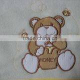 Superior Quality Embroidered Print Fleece Baby Banket thumbnail-3