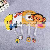 Lovely Cartoon Shape pp Hand Fan pp Plastic Fan Handle Advertising Fan thumbnail-5