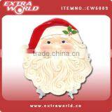Santa Painting Ceramic Christmas Plate thumbnail-1