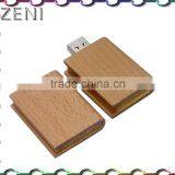 Customized Logo Print Carved Promotional Cute Usb Flash Drive Wood thumbnail-2