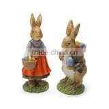 Easter Home Rabbits Figurines Decoration