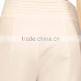 2015 Newest Design Bell-bottoms Women's White Long Pants Wholesale thumbnail-5
