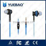 fashinable flat cable earphone with mic from china factory