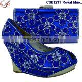 CSB1231 Chowleedee Fasion Latest Fashion Woman Italy Style High Heel Sandal Shoes With Matching Bag thumbnail-4