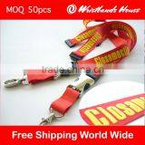 Hot Sale Custom Branded Lanyard | Updated Printed Branded Lanyard | No Minimum Promotion Branded Lanyard thumbnail-1