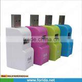 Forida Colorful Mini Whistle Usb2.0 Usb Hub thumbnail-1