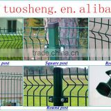 section galvanized palisade airport fence