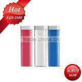 New Lipstick 2600mah Power Bank Alkaline thumbnail-4