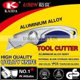 Spare Blade Trapezoid Blade Aluminium Alloy Retractable Utility Cutter Knife 2pcs Extra Blades