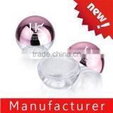 Cute Ball Shaped Empty Loose Powder Jar